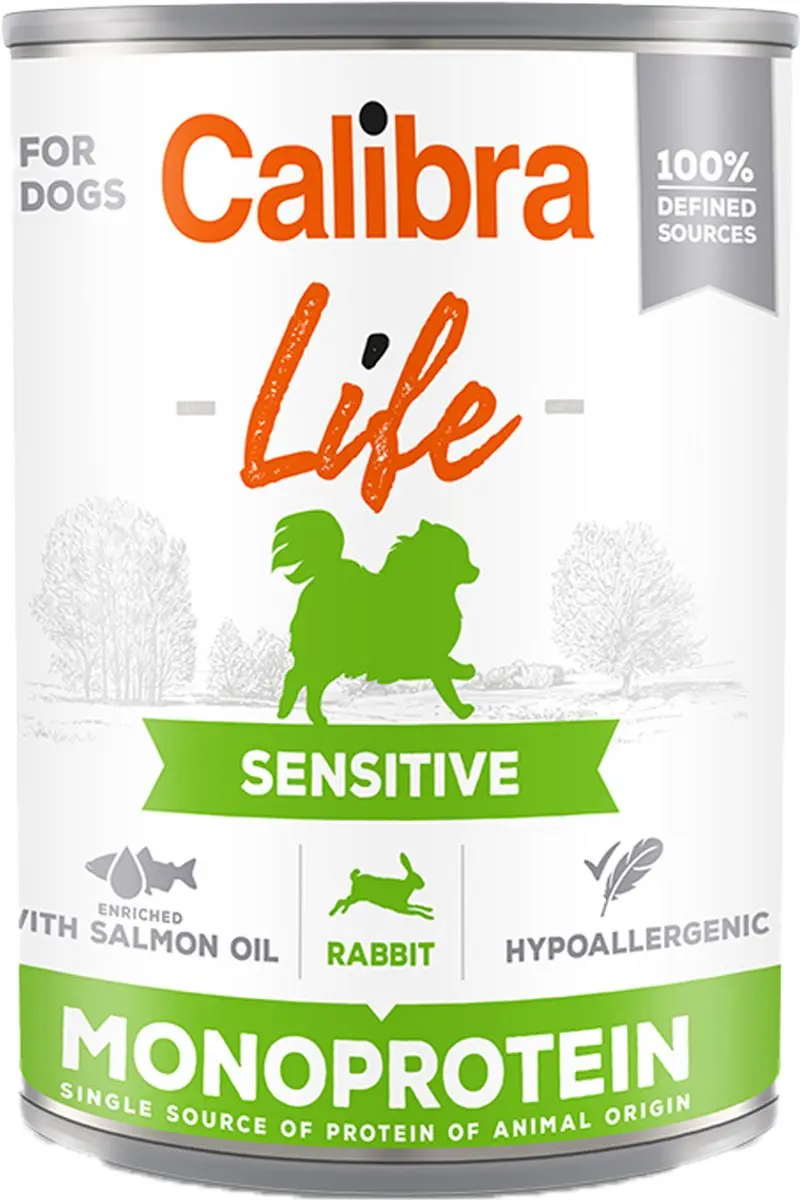 Calibra Dog Life Sensitive Natvoer Konijn