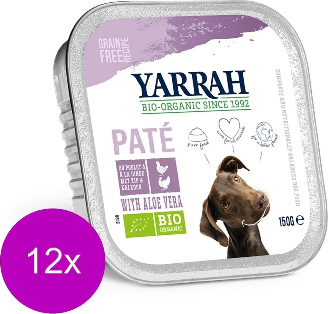 Yarrah Bio Alu Pate Graanvrij 150 g