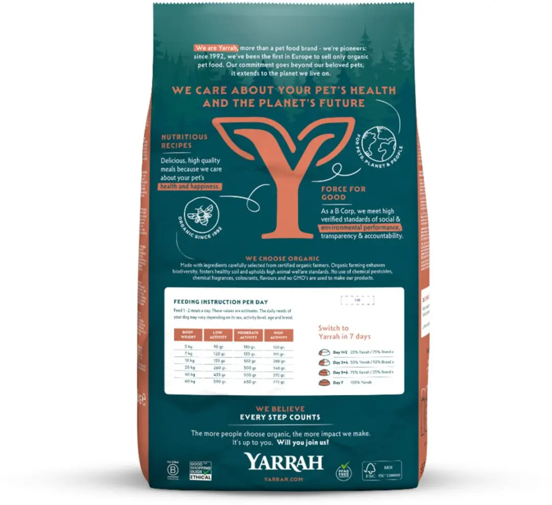 Yarrah Bio Hondenvoer Senior Kip 2kg - afbeelding 2 van 6