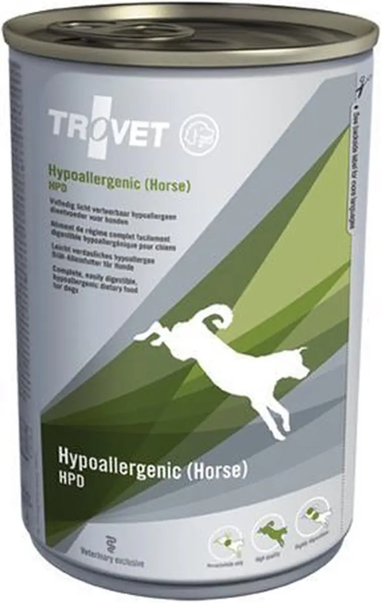 Trovet Hypoallergenic HPD Hondennatvoer Paard - 400g - afbeelding 2 van 2