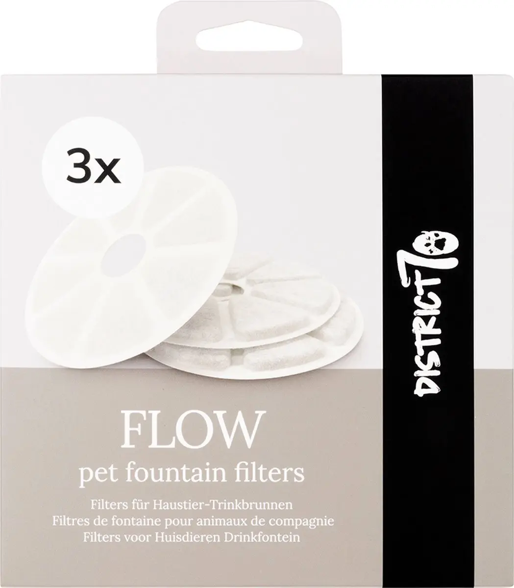 District 70 FLOW Filter voor Drinkfontein - 3-pack - afbeelding 4 van 4