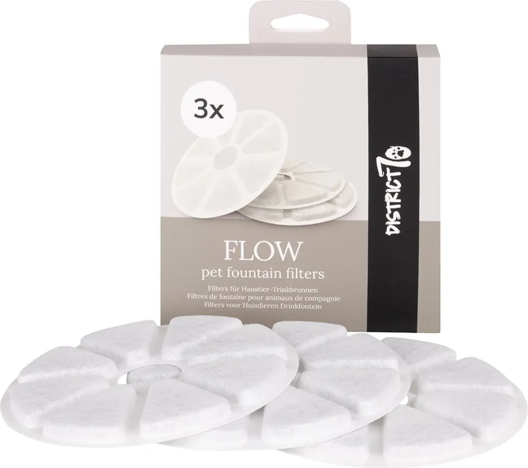 District 70 FLOW Filter voor Drinkfontein - 3-pack - afbeelding 3 van 4