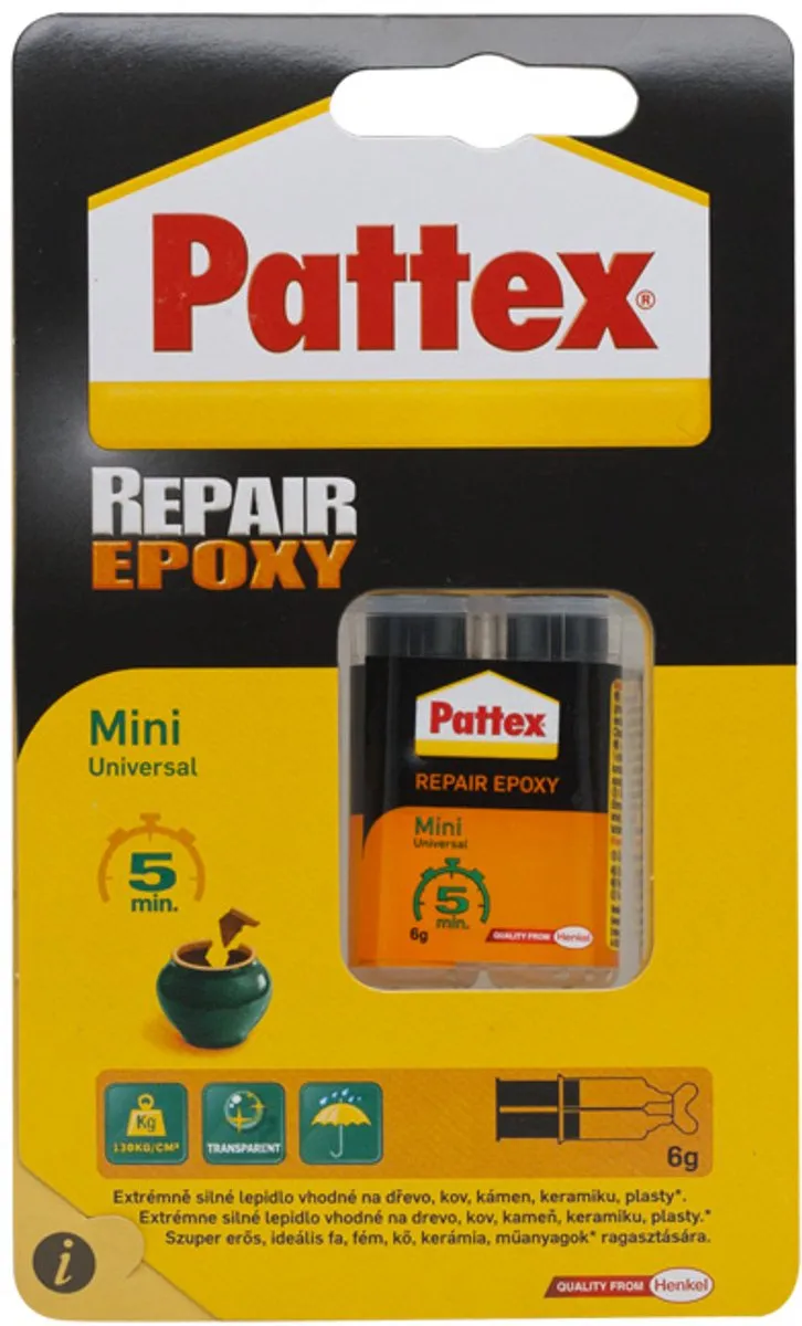 Pattex Universele Epoxylijm 6ml - Extra Sterk