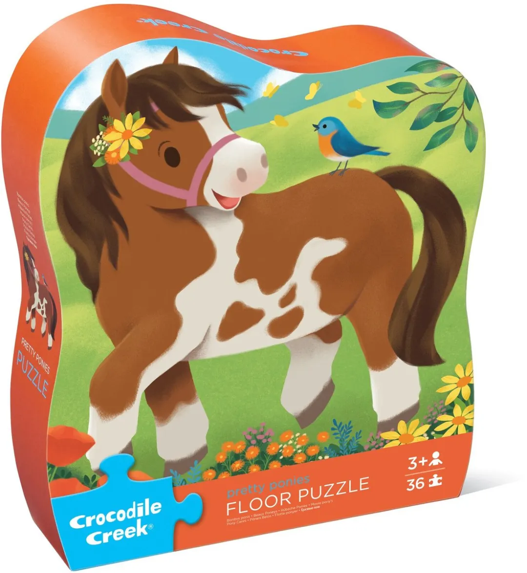 Crocodile Creek Pretty Ponies Vloerpuzzel 36 Stuks