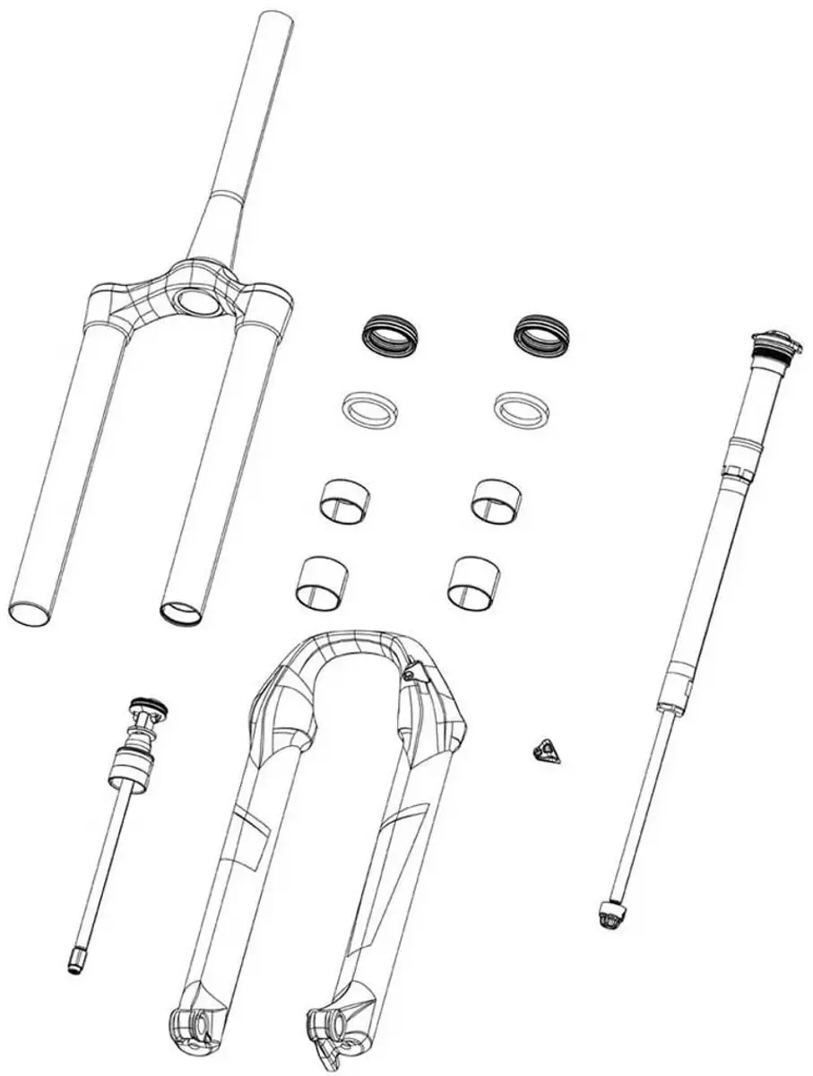 Rockshox Schuimringset Sid 20 Eenheden Zwart 35 x 4 mm