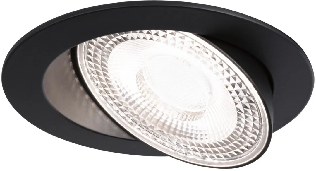 Paulmann LED-inbouwlamp White Select Aumus 3x5W 700lm 105mm - Zwart