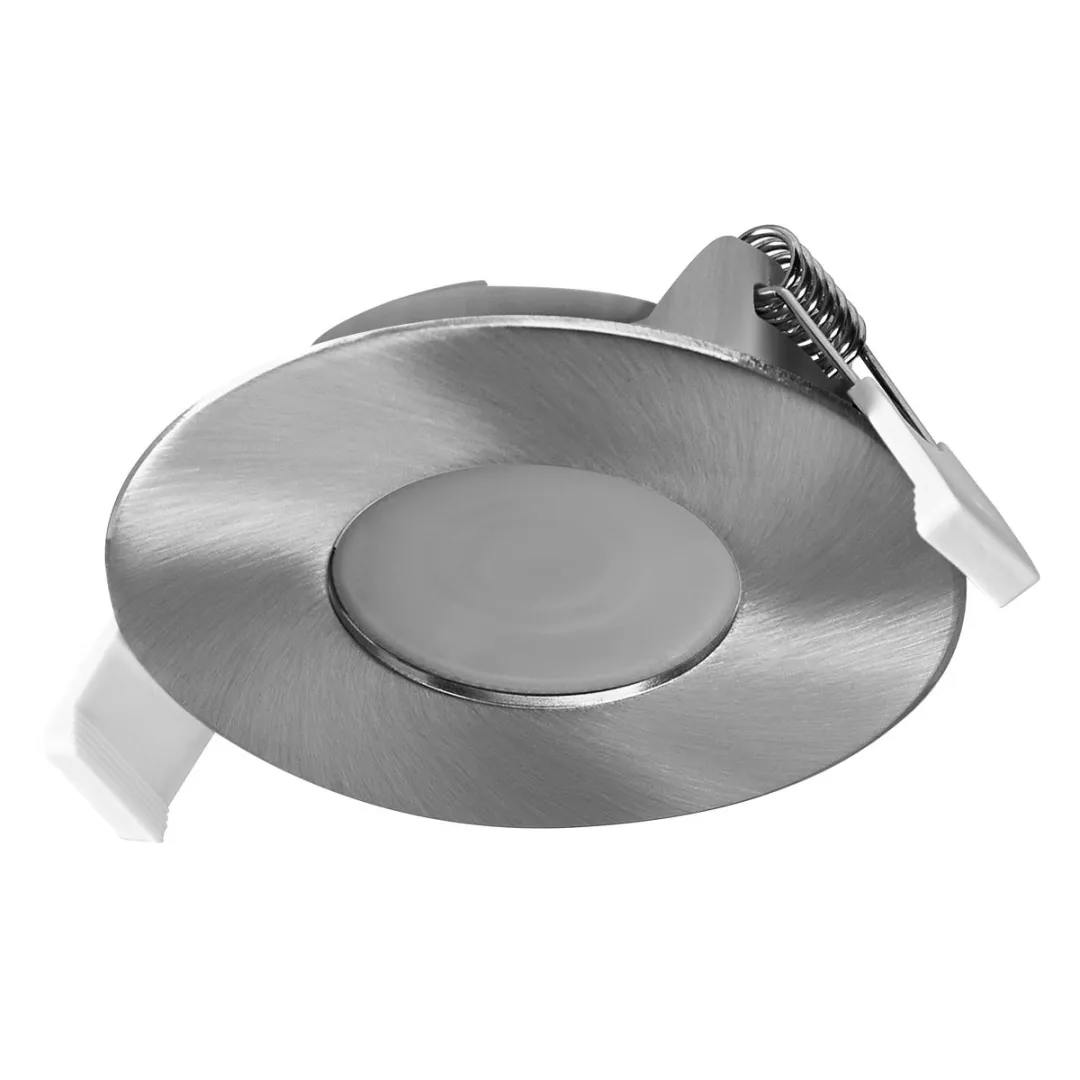 Osram Spot Set LED Inbouwspot 4,9W 200lm 2700K - Ø85mm - Satijnnikkel - 3 Stuks