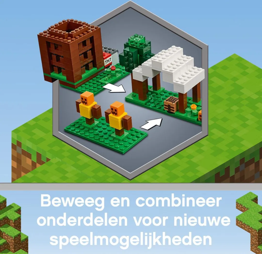 LEGO Minecraft De Pillager Buitenpost 21159 - 303 Stenen