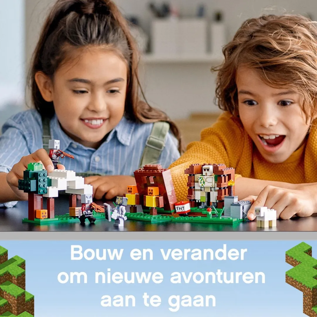 LEGO Minecraft De Pillager Buitenpost 21159 - 303 Stenen