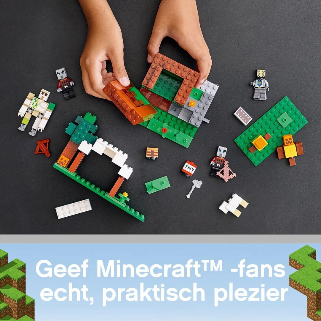 LEGO Minecraft De Pillager Buitenpost 21159 - 303 Stenen