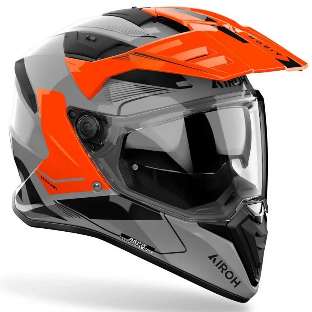 Airoh Bandit Tune Volle Motorhelm - Orange Gloss - afbeelding 2 van 4