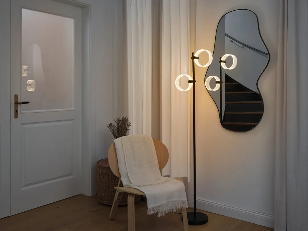 Osram Decor Circle Vloerlamp 17W CLICKCCT - Zwart - afbeelding 6 van 6