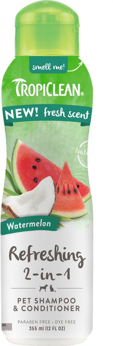 TropiClean 2-in-1 Shampoo & Conditioner Watermeloen