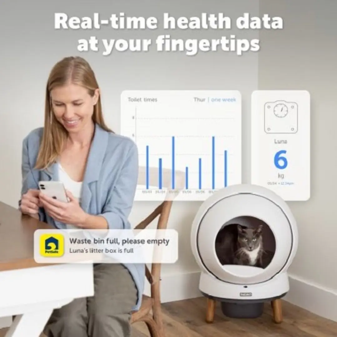 PetSafe ScoopFree SmartSpin Zelfreinigende Kattenbak - afbeelding 5 van 6