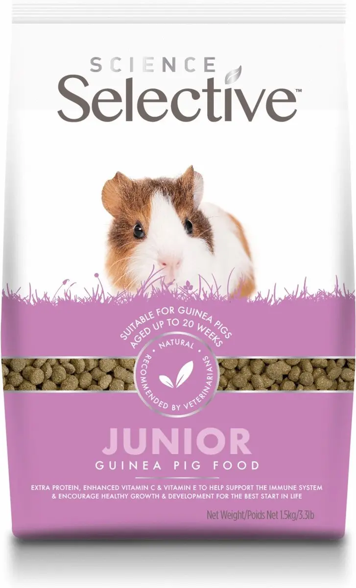 Science Selective Guinea Pig Junior Caviavoer 1,5kg