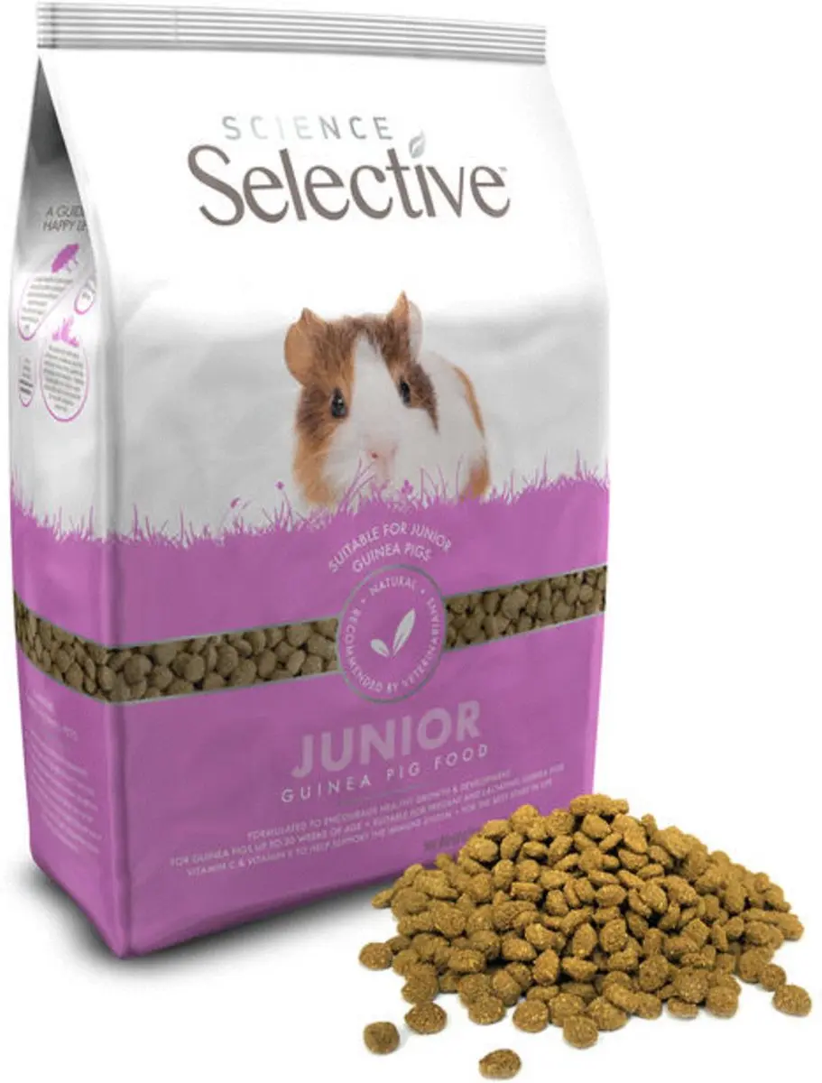 Science Selective Guinea Pig Junior Caviavoer 1,5kg - afbeelding 2 van 3
