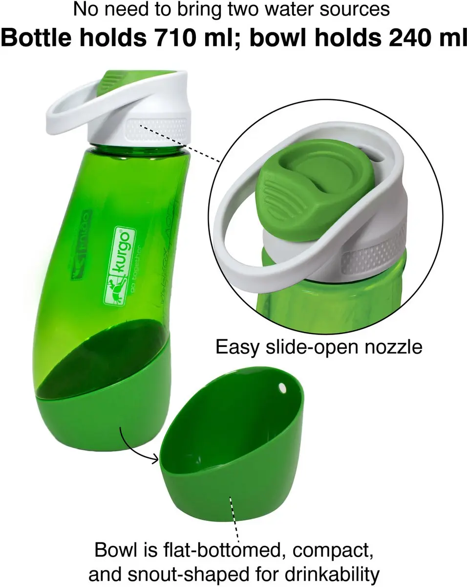 Kurgo Gourd H2O Hondendrinkbak - 750ml - Blauw - afbeelding 2 van 6