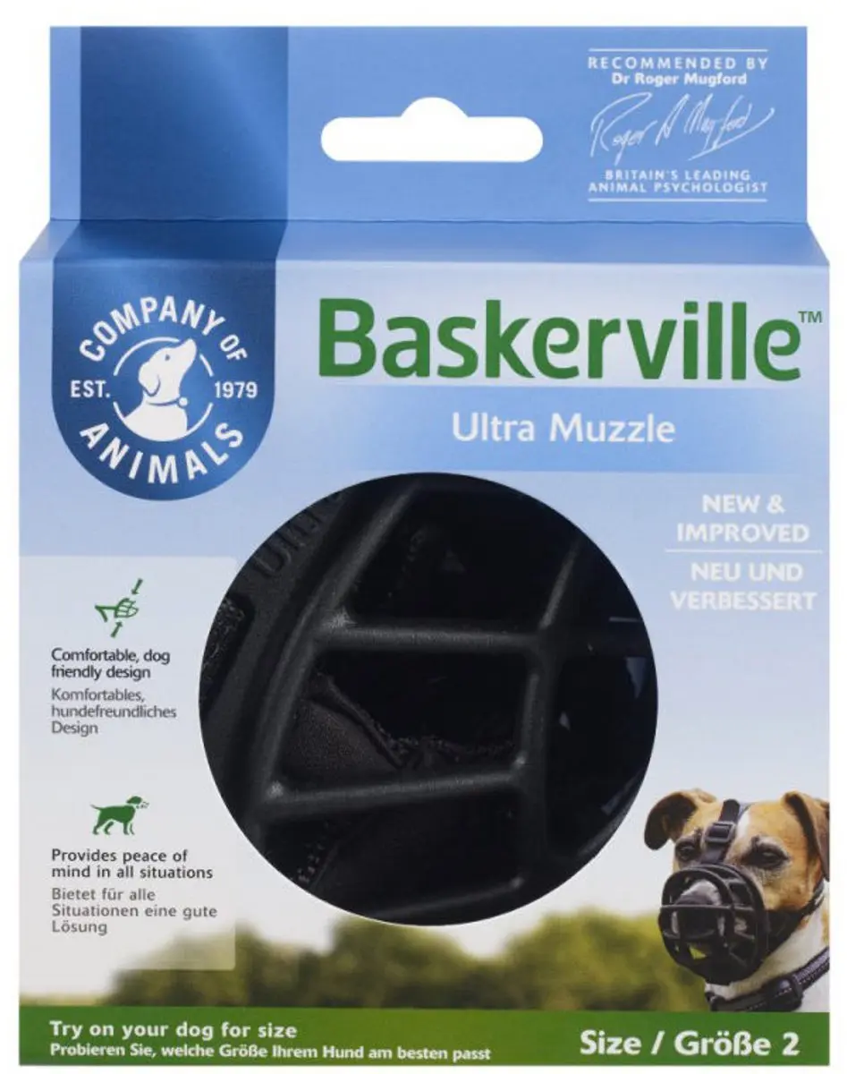 Baskerville Ultra Hondensnuit - Zwart - afbeelding 5 van 6