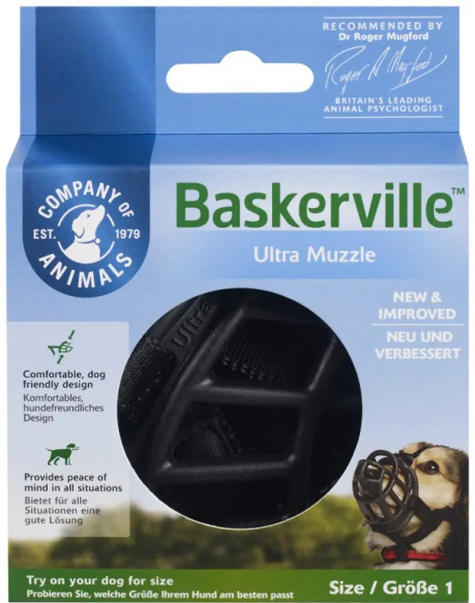 Baskerville Ultra Hondensnuit - Zwart - afbeelding 6 van 6