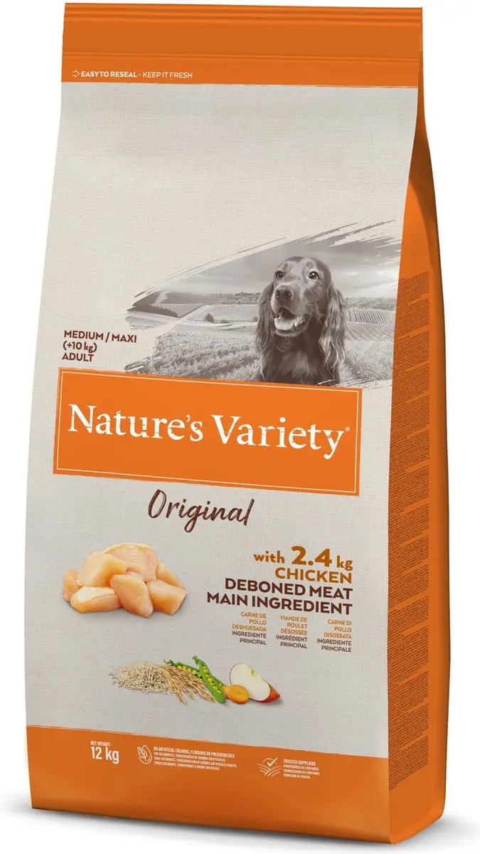 Nature's Variety Healthy Grains Medium/Maxi Adult Kip 12kg