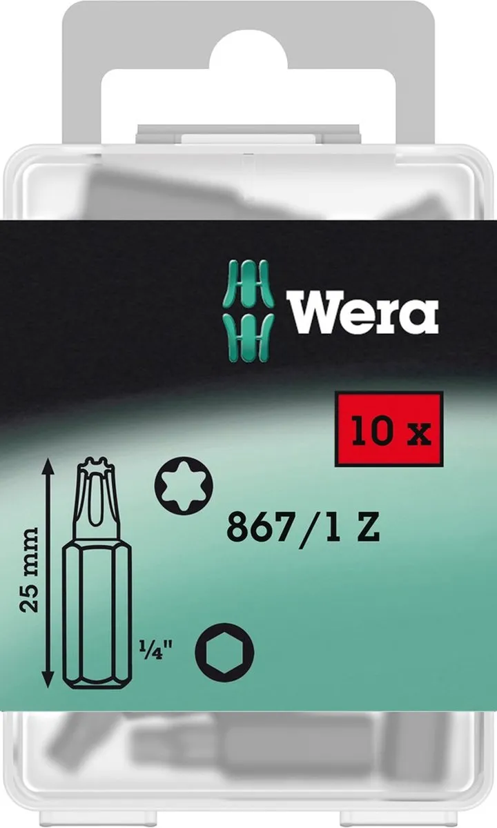 Wera 5072407001 Torx Bit T15 - 10 Stuks