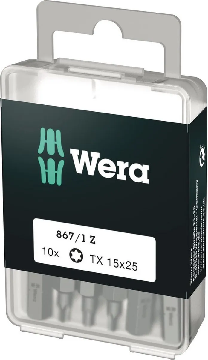 Wera 5072407001 Torx Bit T15 - 10 Stuks