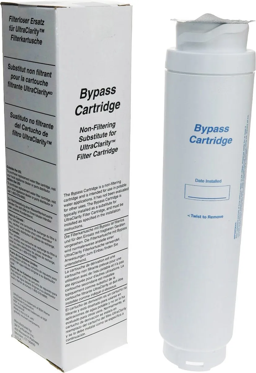 Neff Waterfilter Bypass Cartridge 11032252 - Koelkast