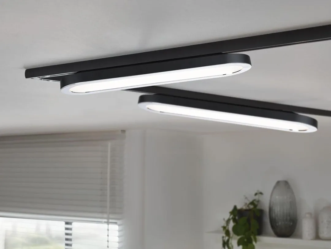 Paulmann URail Systeemlamp 7W Warmwit - Zwart/Chroom