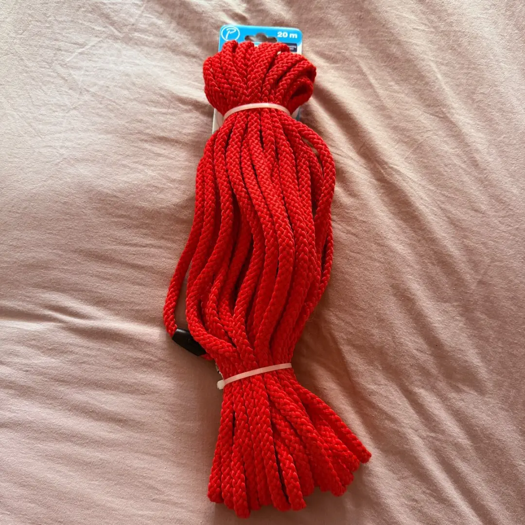 Petlando Weavers Sleeplijn 20m rood