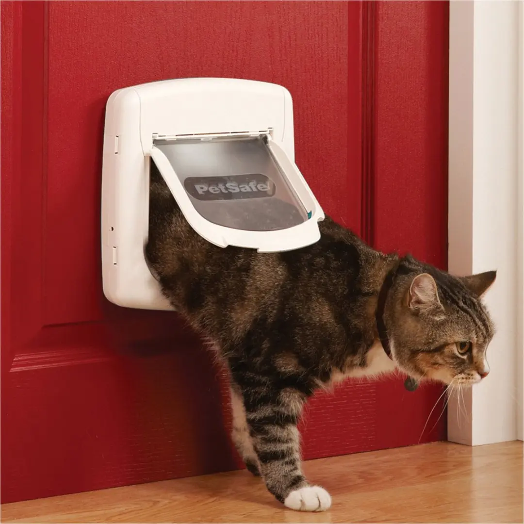 PetSafe Staywell 400 Magnetisch Kattenluik - Wit - afbeelding 2 van 6