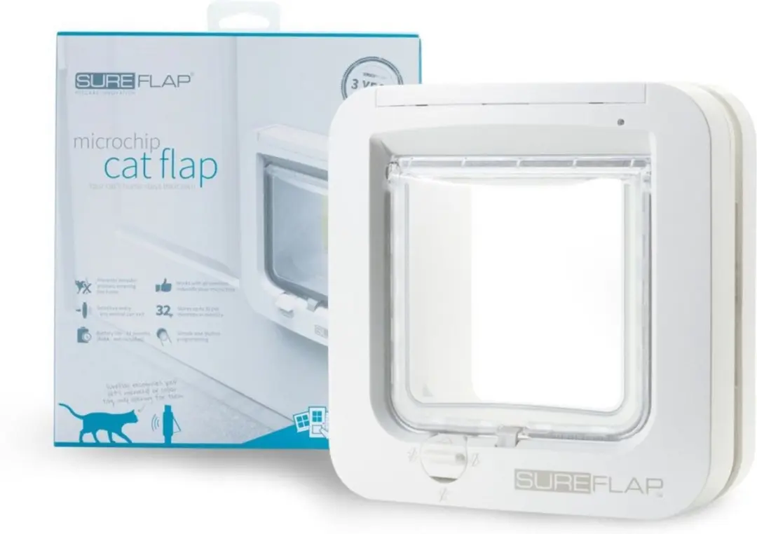 SureFlap Microchip Kattenluik - Wit - afbeelding 3 van 6