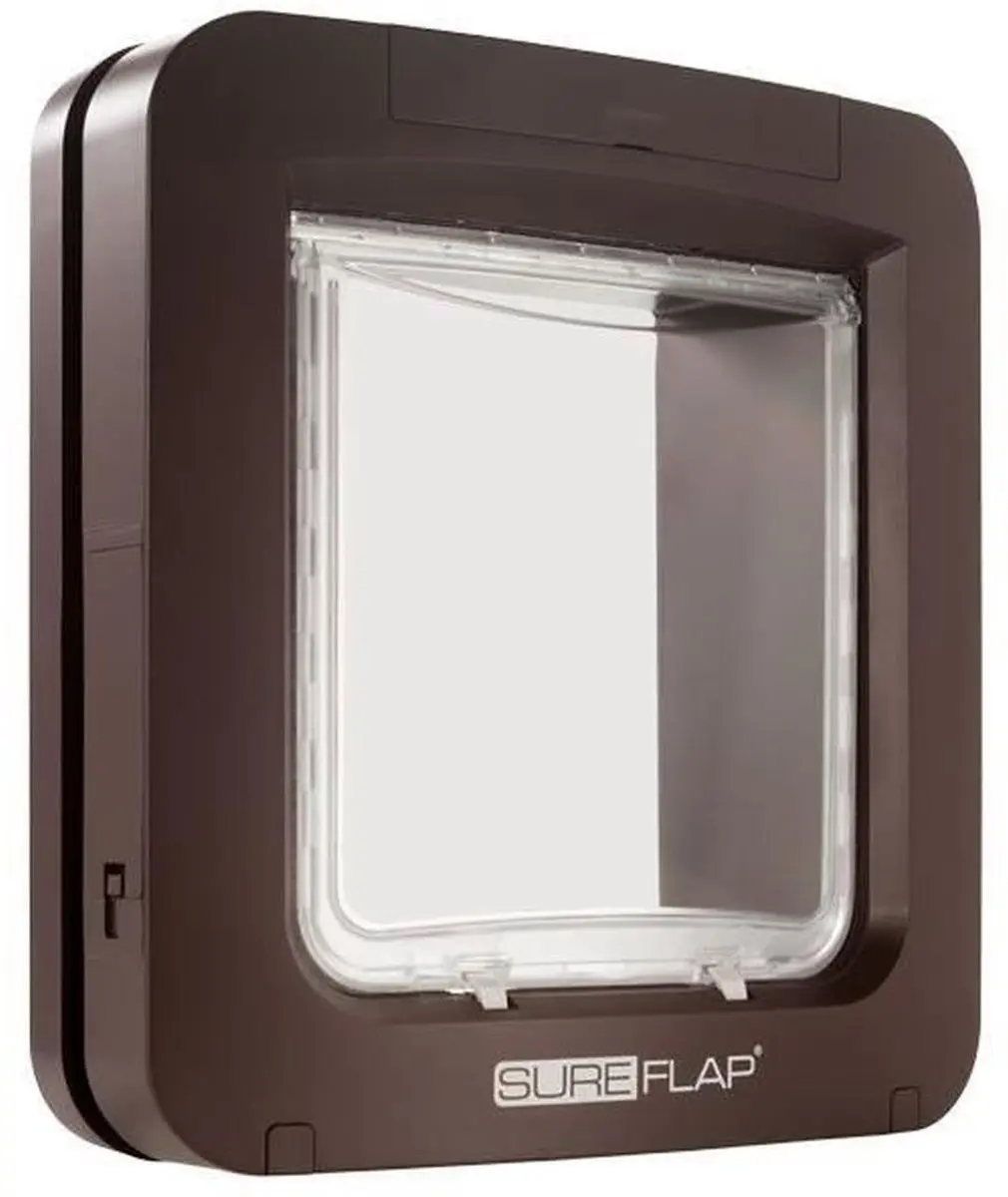 SureFlap Microchip Huisdierluik L - Bruin - afbeelding 4 van 6