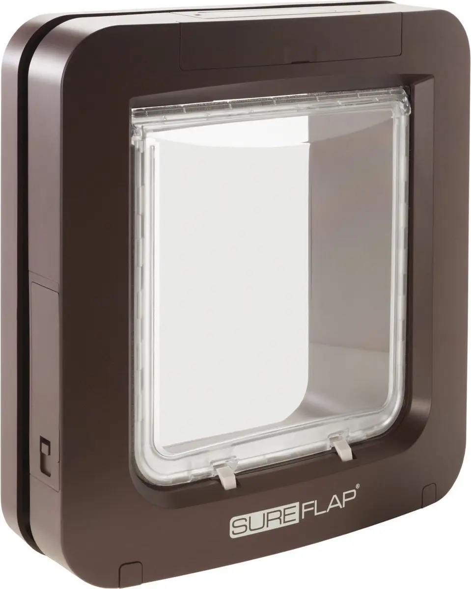 SureFlap Microchip Huisdierluik L - Bruin - afbeelding 3 van 6