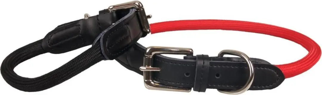 Choker artificial leather 50cmx12mm, black