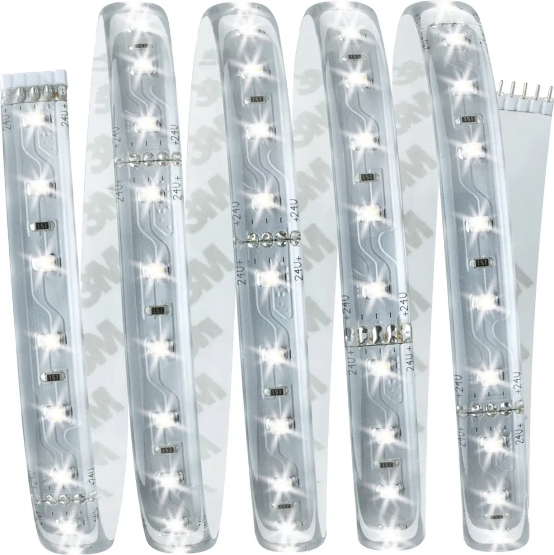 Paulmann MaxLED 500 LED-strip Basisset 150cm - Warmwit 2700K - Zilver - afbeelding 6 van 6