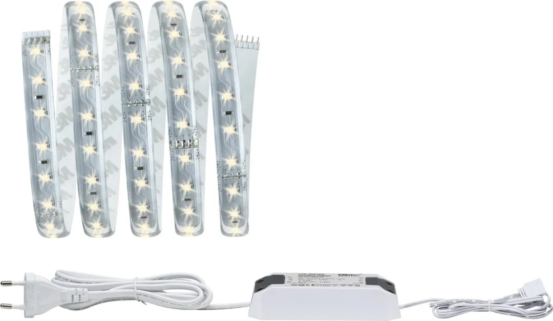 Paulmann MaxLED 500 LED-strip Basisset 150cm - Warmwit 2700K - Zilver