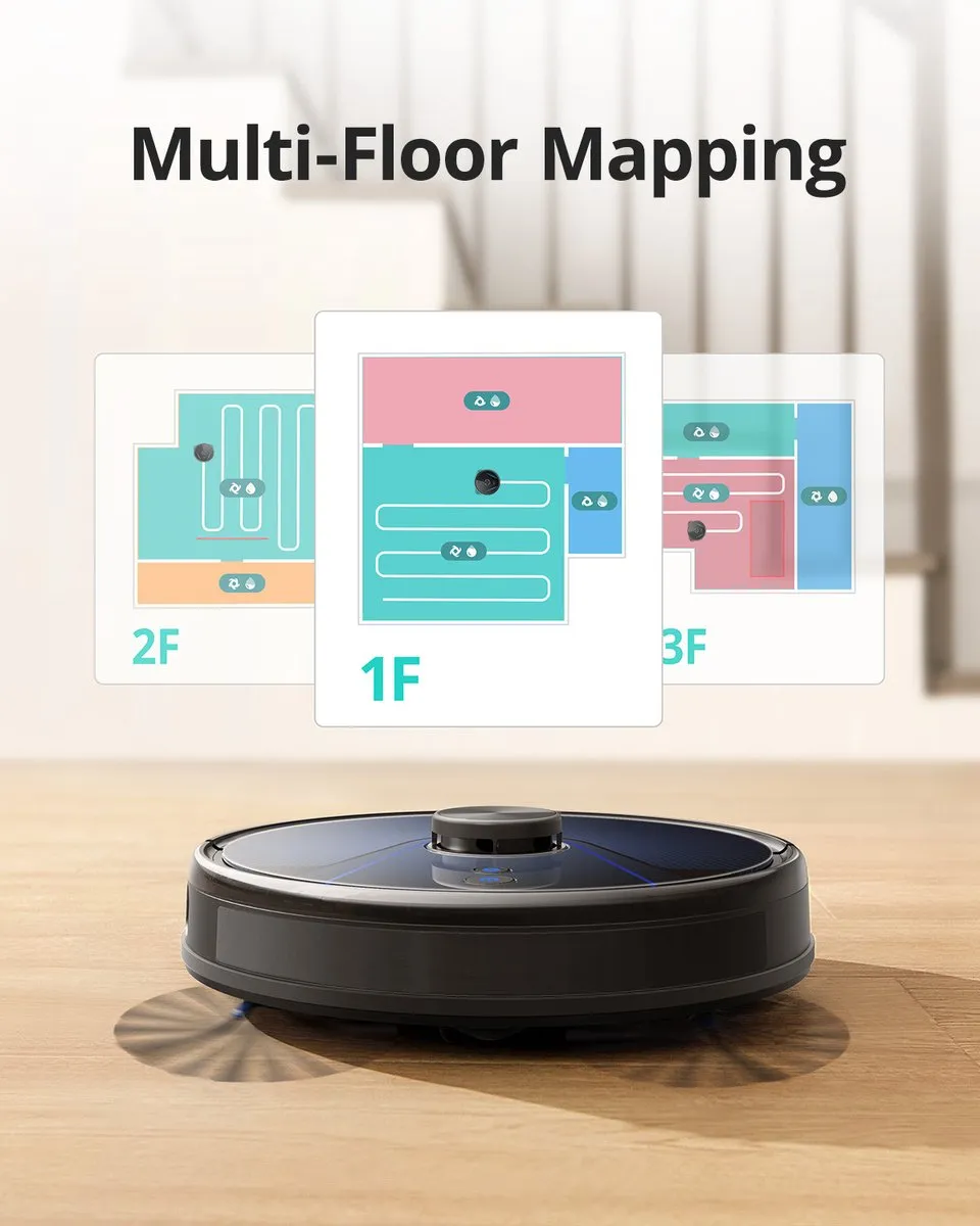 Eufy RoboVac L35 Hybrid Robotstofzuiger - 3.200 Pa - Zwart - afbeelding 6 van 6