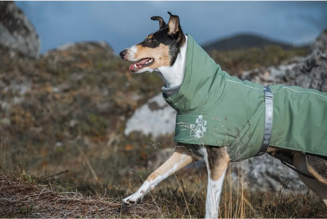 Hurtta Extreme Warmer Hondenkleding - Cinnamon - 65 cm - afbeelding 4 van 6
