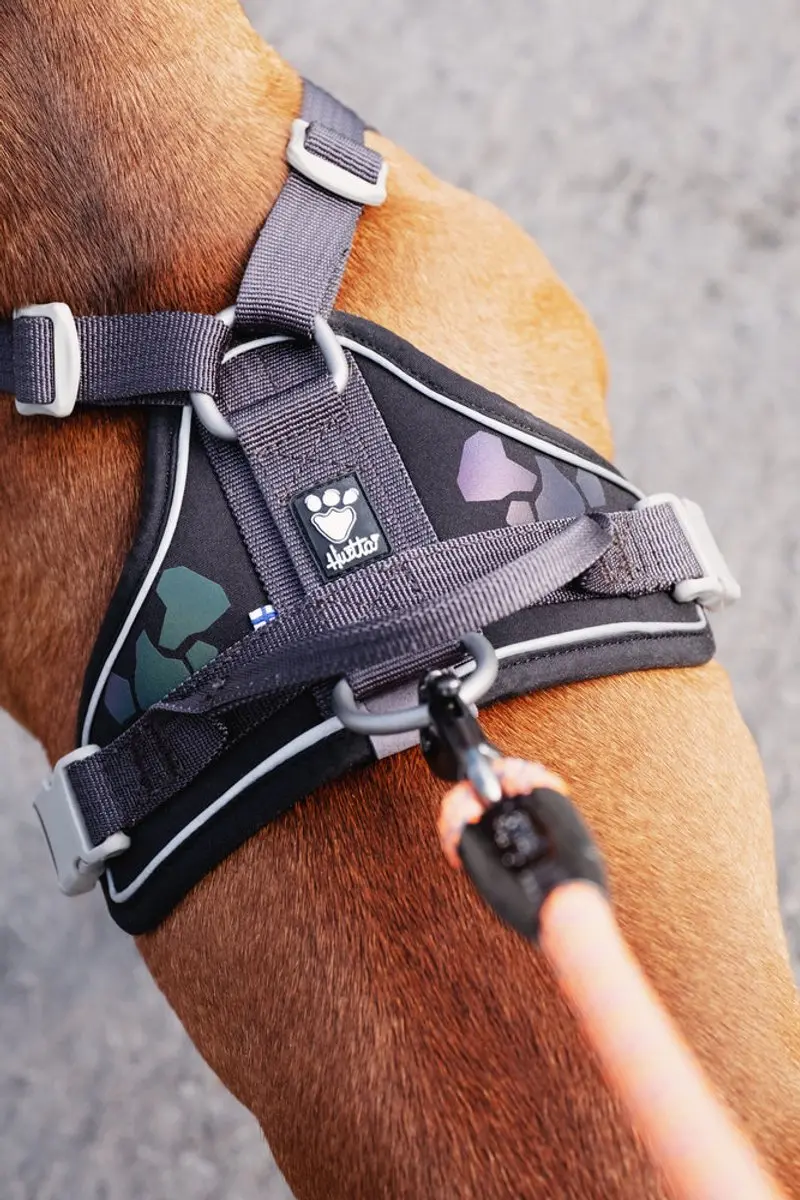 Hurtta Weekend Warrior Eco Harness 2 - 40-50 cm - Raven - afbeelding 2 van 2
