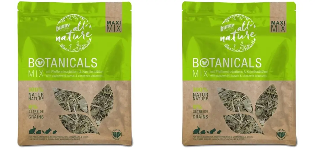 Bunny Nature Botanicals Maxi Mix Pepermuntblad 400 gram
