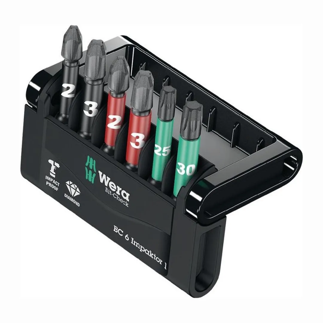 Wera 5057695001 Bit-Check Impaktor Bitset - 6-delig - afbeelding 6 van 6