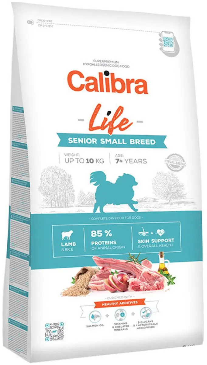 Calibra Dog Life Senior Small Breed Lam 6kg
