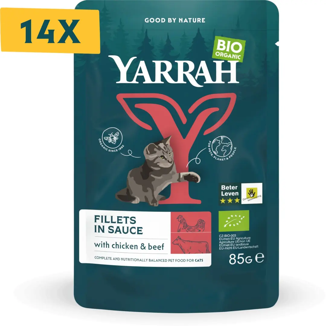 Yarrah Bio Kattenvoer Rund 85g