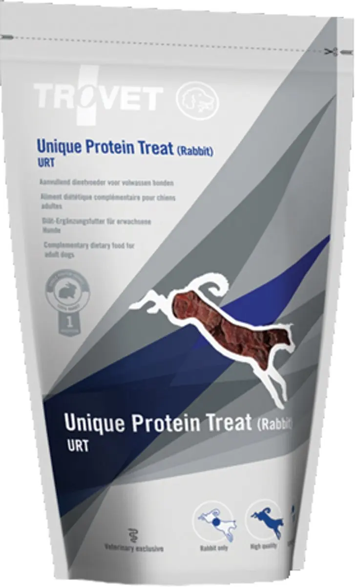 TROVET Unique Protein Treats URT (Rabbit) Hond