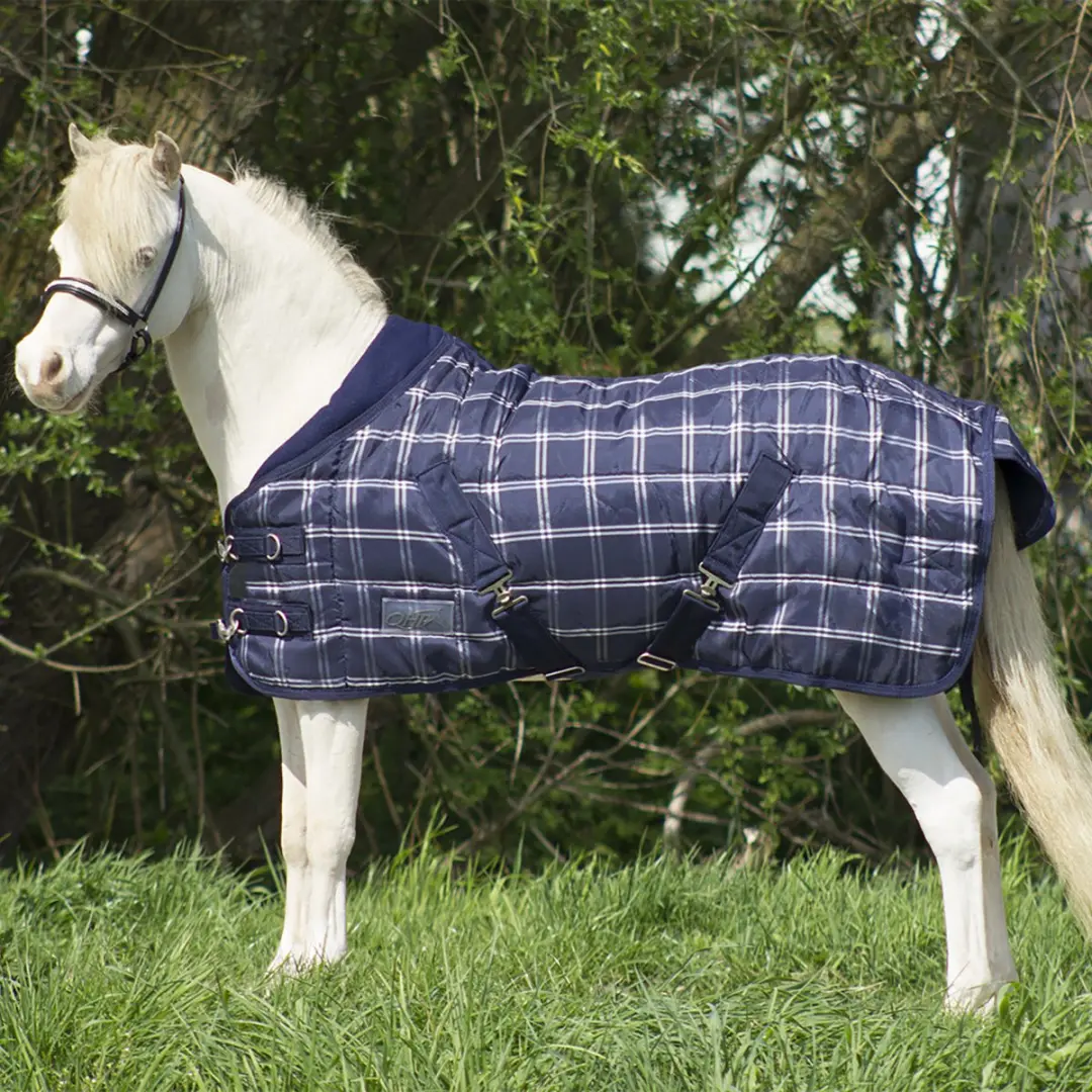Qhp Staldeken Luxe Falabella 200gr Donkerblauw