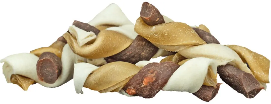 Braaaf Twister Vlecht Mini Hondensnack - 6cm - 60g - afbeelding 2 van 6