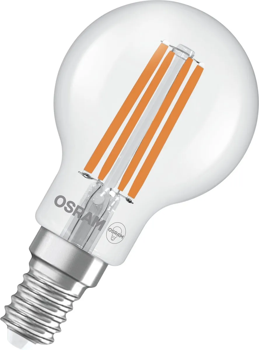 Osram Energy Class LED Minibol E14 2,2W 470lm Warm Wit