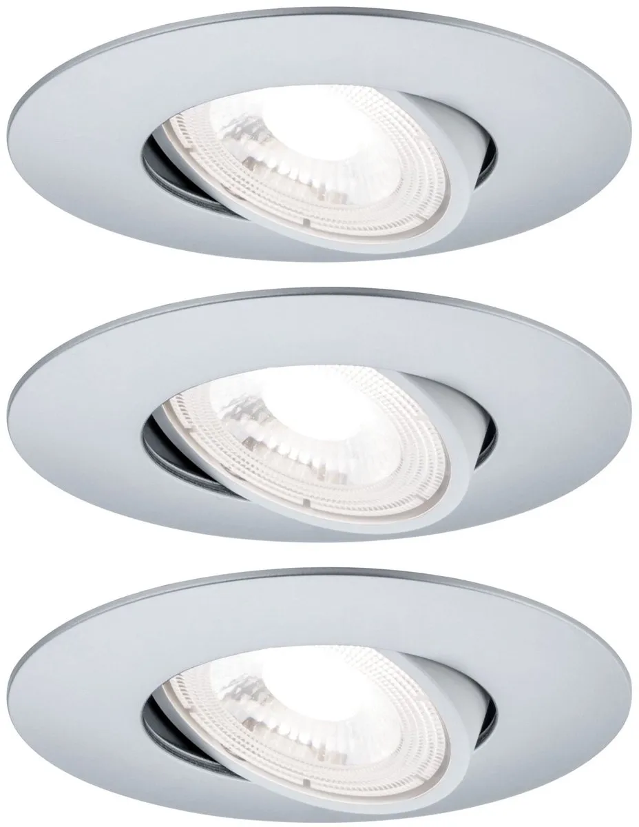 Paulmann LED-inbouwlamp Set 3x 5W 460lm 90mm
