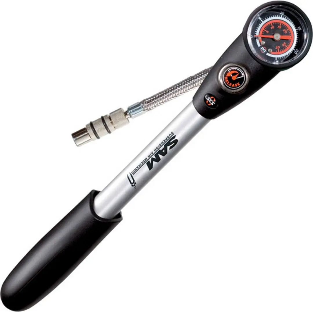 SKS Sam Suspension Handpomp met Drukmeter - 10-15 Bar - Zilver - afbeelding 2 van 6