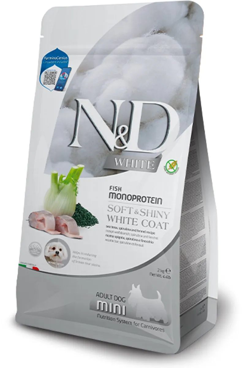 Farmina N&D Adult Mini Zeebaars & Spirulina 2kg